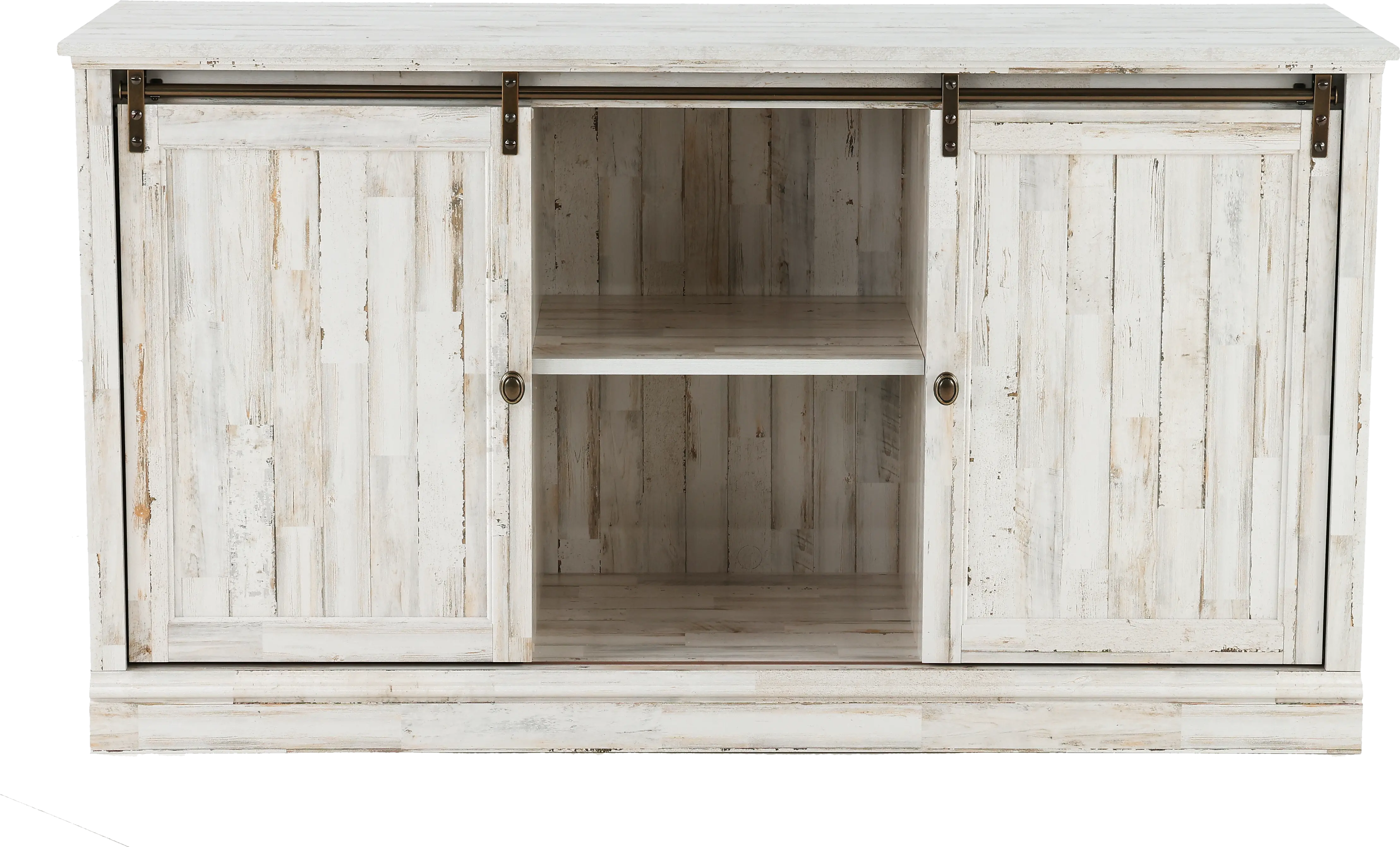 Barrister Lane Antique White 61 TV Stand-1