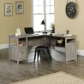 Cannery Bridge Oak L-Shape Home Office Desk