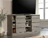 Cannery Bridge Gray 59 TV Stand