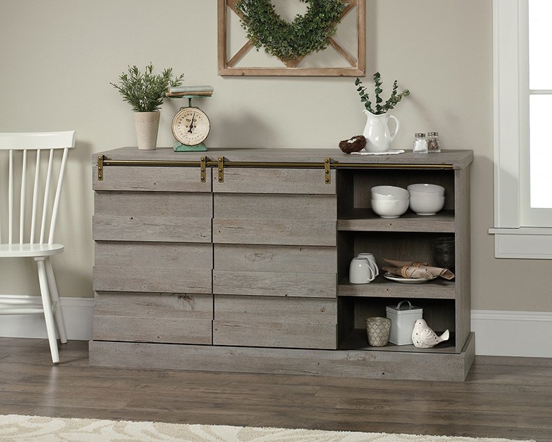 Gray 59 Inch TV Stand - Cannery Bridge-3