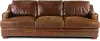 Antique Brown Leather Sofa