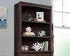 Coffee Oak Library Hutch - Costa