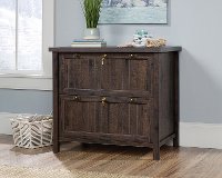 Coffee Oak File Cabinet - Costa