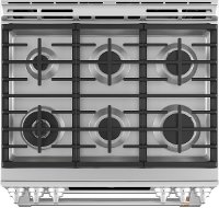 CGS750P2MS1 Cafe 30 Inch Double Oven Smart Gas Range with Convection - Stainless Steel-4