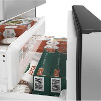 CYE22TP2MS1 Cafe Counter Depth French Door Smart Refrigerator with Hot Water Dispenser - 22.2 cu. ft., 36 Inch Stainless Steel-7