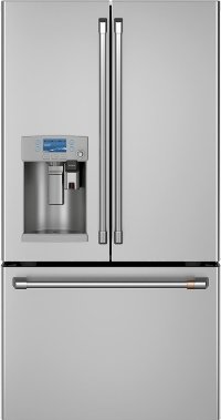 CYE22UP2MS1 Cafe Counter Depth French Door Smart Refrigerator with Keurig Brewing System - 22 cu. ft., 36 Inch Stainless Steel
