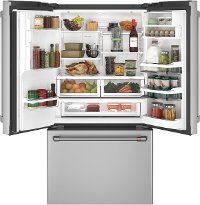 CYE22UP2MS1 Cafe Counter Depth French Door Smart Refrigerator with Keurig Brewing System - 22 cu. ft., 36 Inch Stainless Steel-2