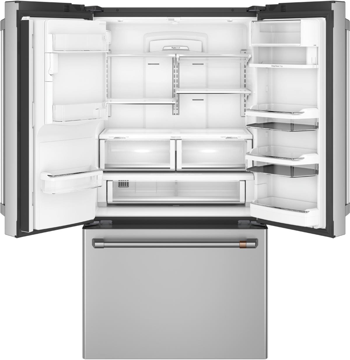 CYE22UP2MS1 Cafe Counter Depth French Door Smart Refrigerator with Keurig Brewing System - 22 cu. ft., 36 Inch Stainless Steel-3