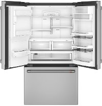 CYE22UP2MS1 Cafe Counter Depth French Door Smart Refrigerator with Keurig Brewing System - 22 cu. ft., 36 Inch Stainless Steel-3