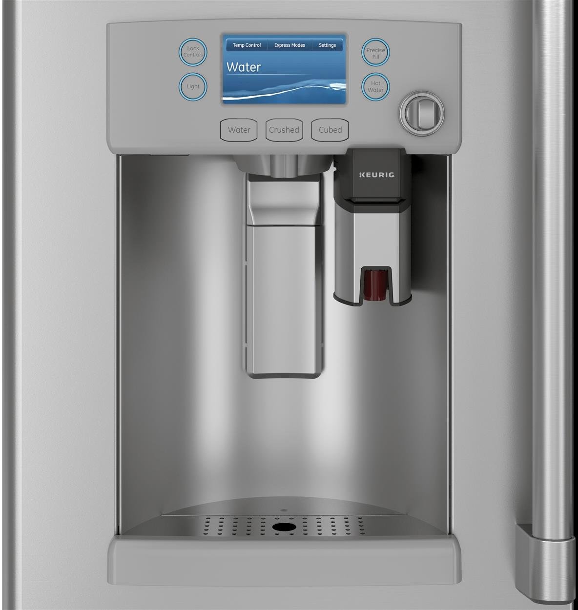 CYE22UP2MS1 Cafe Counter Depth French Door Smart Refrigerator with Keurig Brewing System - 22 cu. ft., 36 Inch Stainless Steel-4