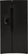 GSS25IGNBB GE 25.1 cu ft Side by Side Refrigerator - Black