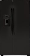 GSS25IGNBB GE 25.1 cu. ft. Side by Side Refrigerator - 36 Inch Black