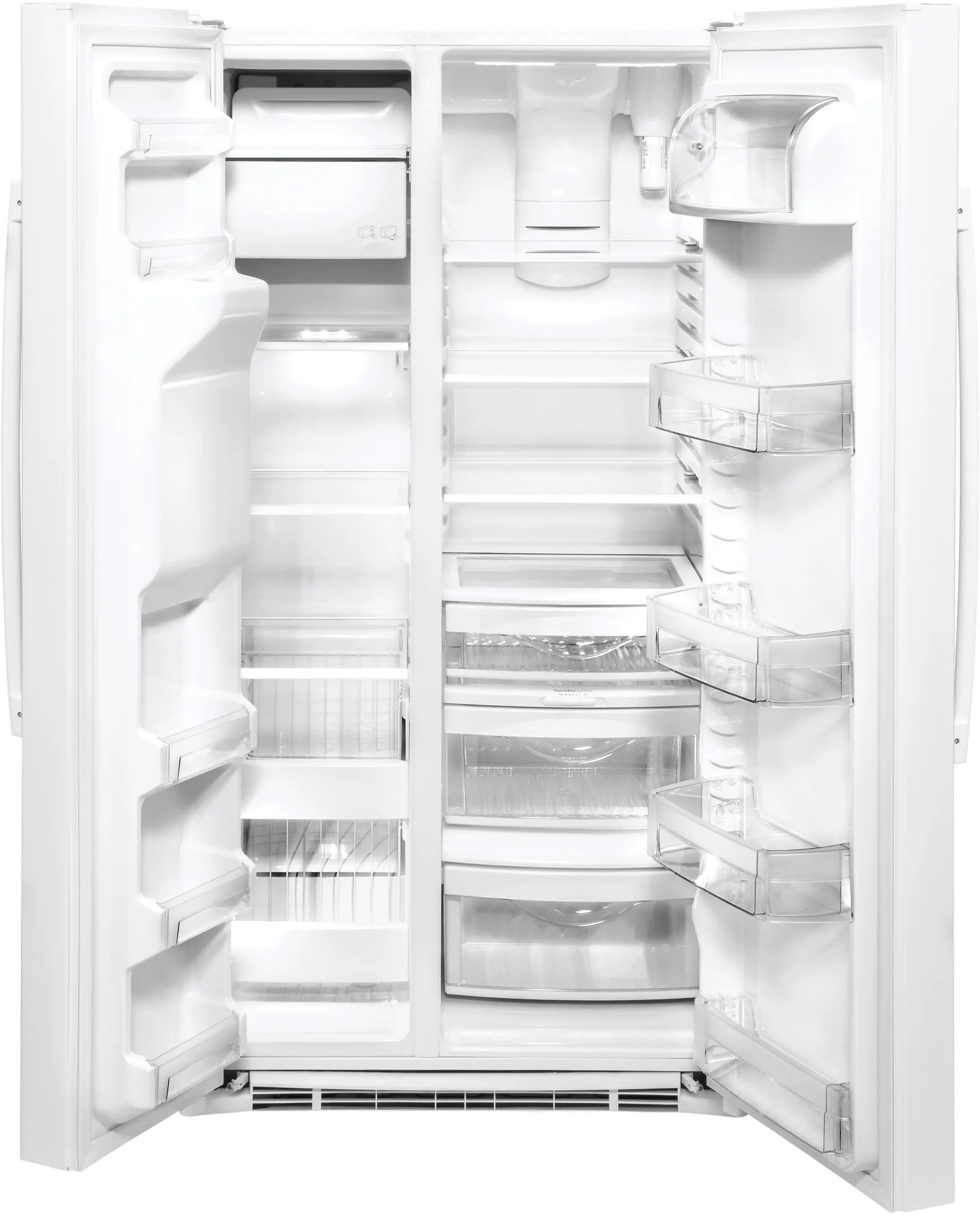 GSS25IGNWW GE 25.1 cu ft Side by Side Refrigerator - White-4