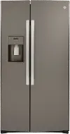 GSS25IMNES GE 25.1 cu ft Side by Side Refrigerator - Slate