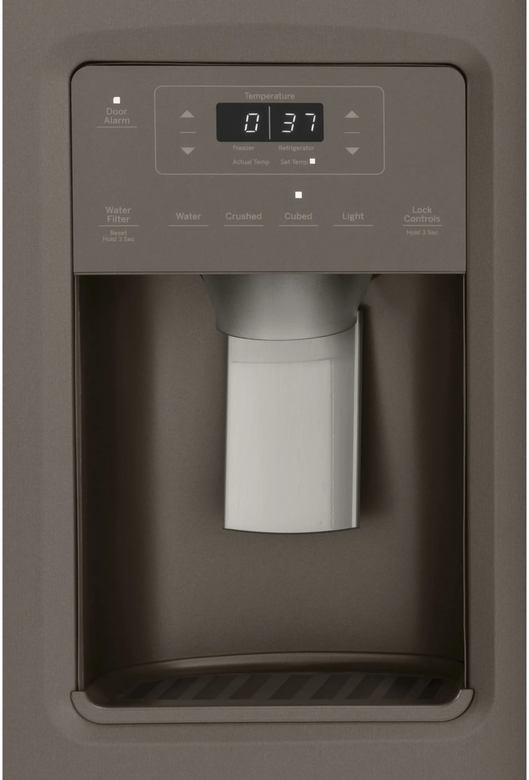 GSS25IMNES GE 25.1 cu ft Side by Side Refrigerator - Slate-3