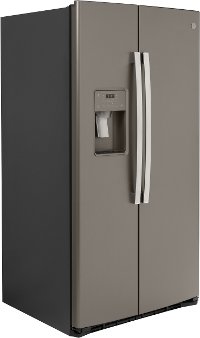 GSS25IMNES GE 25.1 cu. ft. Side by Side Refrigerator - 36 Inch Slate-6