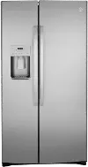 GSS25IYNFS GE 25.1 cu ft Side by Side Refrigerator - Stainless Steel