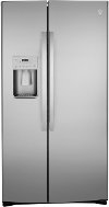 GSS25IYNFS GE 25.1 cu. ft. Side by Side Refrigerator - 36 Inch Fingerprint Resistant Stainless Steel