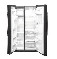 GSS25IENDS GE 25.1 cu. ft. Side by Side Refrigerator - 36 Inch Black Slate-4