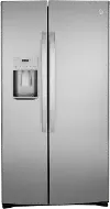 GZS22IYNFS GE 21.8 cu ft Side by Side Refrigerator - Counter Depth Stainless Steel