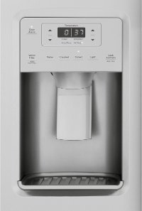 GZS22IYNFS GE 21.8 cu. ft. Side by Side Counter Depth Refrigerator - 36 Inch Fingerprint Resistant Stainless Steel-3