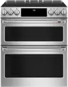 CHS950P2MS1 Cafe 6.7 cu ft Electric Induction Double Oven Range - Stainless Steel