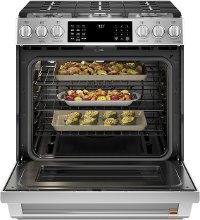 CGS700P2MS1 Cafe 30 Inch Gas Smart Range - 5.6 cu. ft. Stainless Steel-4