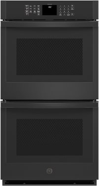 JKD3000DNBB GE 27 Inch Double Wall Smart Oven - 8.6 cu. ft. Black