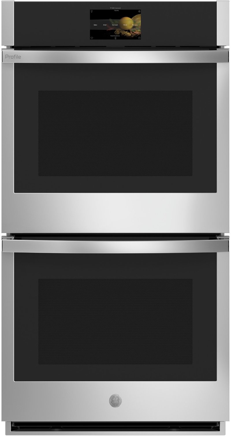 GE Profile 27 Inch Smart Double Wall Oven - 8.6 cu. ft. Stainless Steel