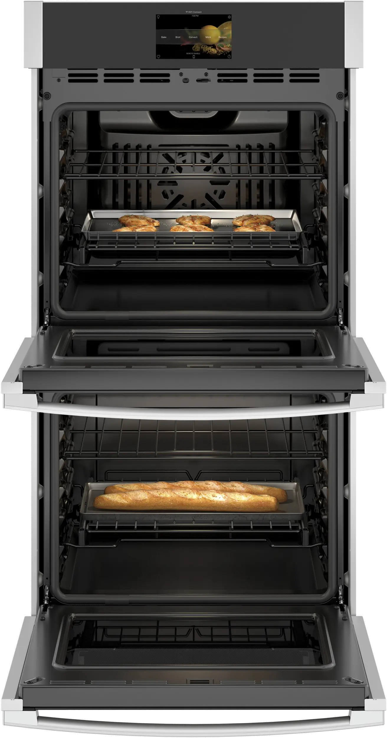 PKD7000SNSS GE Profile 27 Inch Smart Double Wall Oven - 8.6 cu. ft. Stainless Steel-4