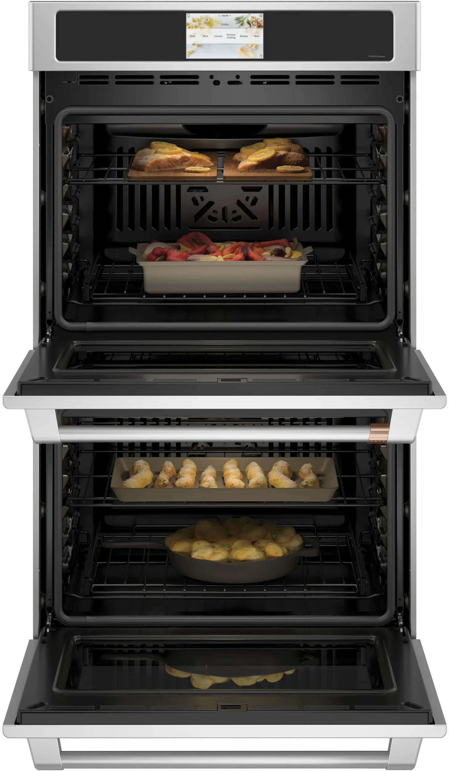 CTD70DP2NS1 Cafe 30 Inch Smart Double Wall Oven - 10.0 cu. ft. Stainless Steel-2