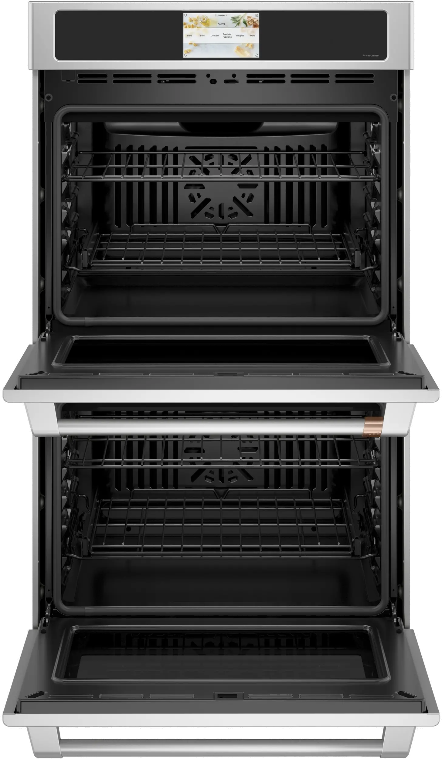 CTD70DP2NS1 Cafe 30 Inch Smart Double Wall Oven - 10.0 cu. ft. Stainless Steel-4