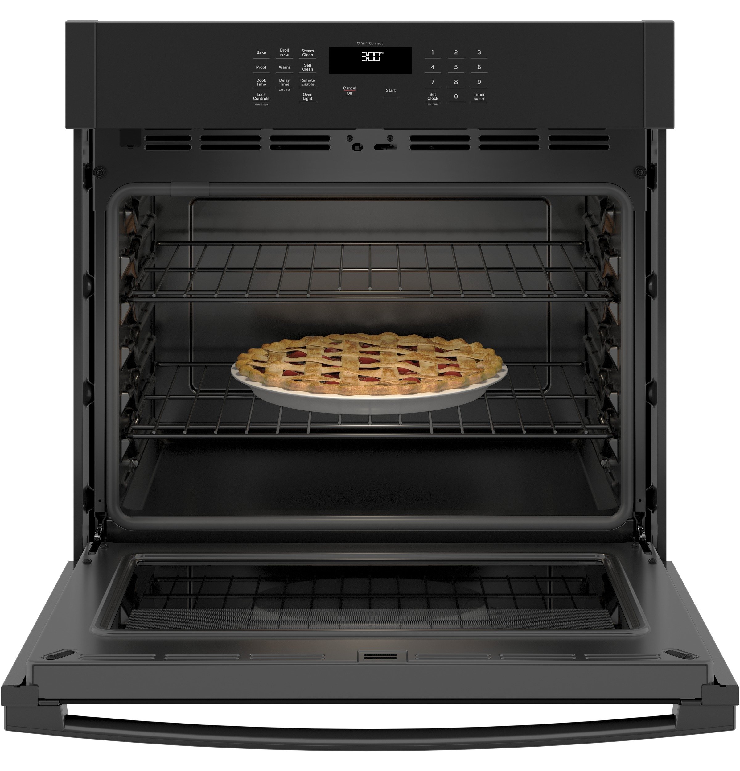JTS3000DNBB GE 30 Inch Smart Single Wall Oven - 5.0 cu. ft. Black-2