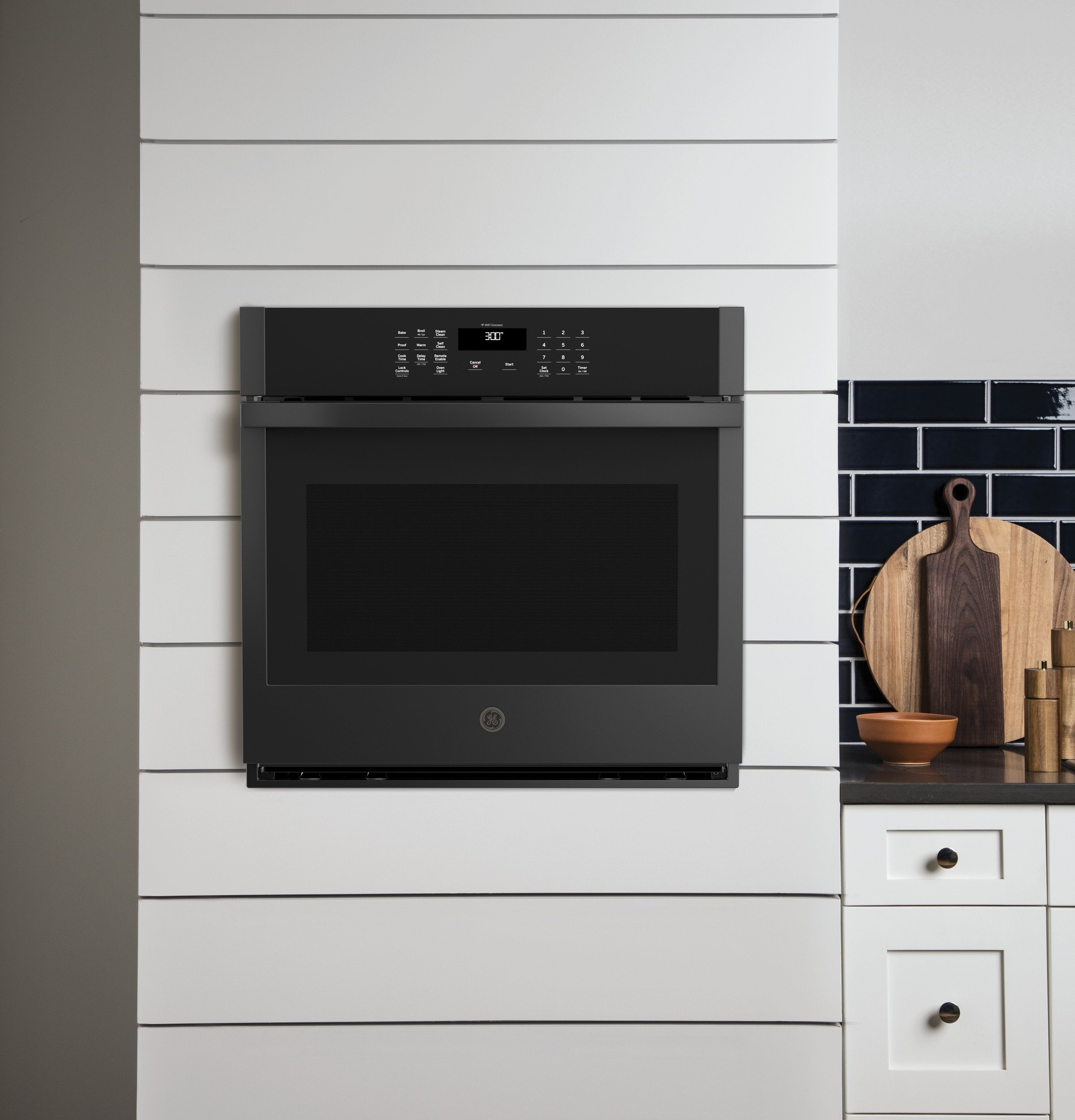 JTS3000DNBB GE 30 Inch Smart Single Wall Oven - 5.0 cu. ft. Black-5