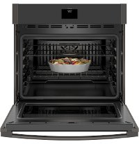 JTS5000BNTS GE 30 Inch Single Wall Smart Oven - 5.0 cu. ft. Black Stainless Steel-2