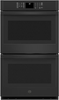 JTD3000DNBB GE 30 Inch Double Wall Smart Oven - 10.0 cu. ft. Black