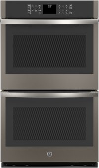 JTD3000ENES GE 30 Inch Double Wall Smart Oven - 10.0 cu. ft. Slate