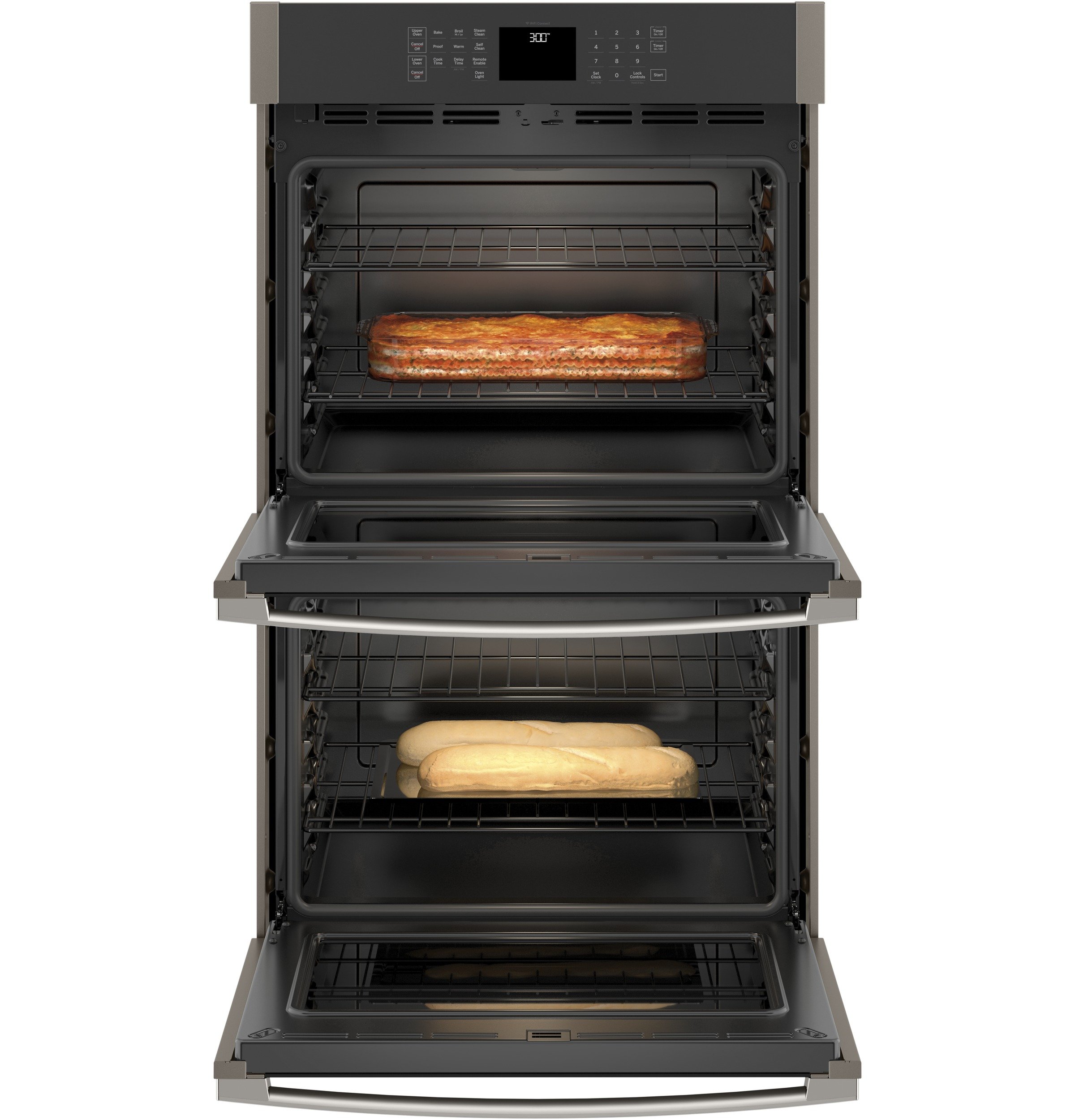 JTD3000ENES GE 30 Inch Double Wall Smart Oven - 10.0 cu. ft. Slate-4