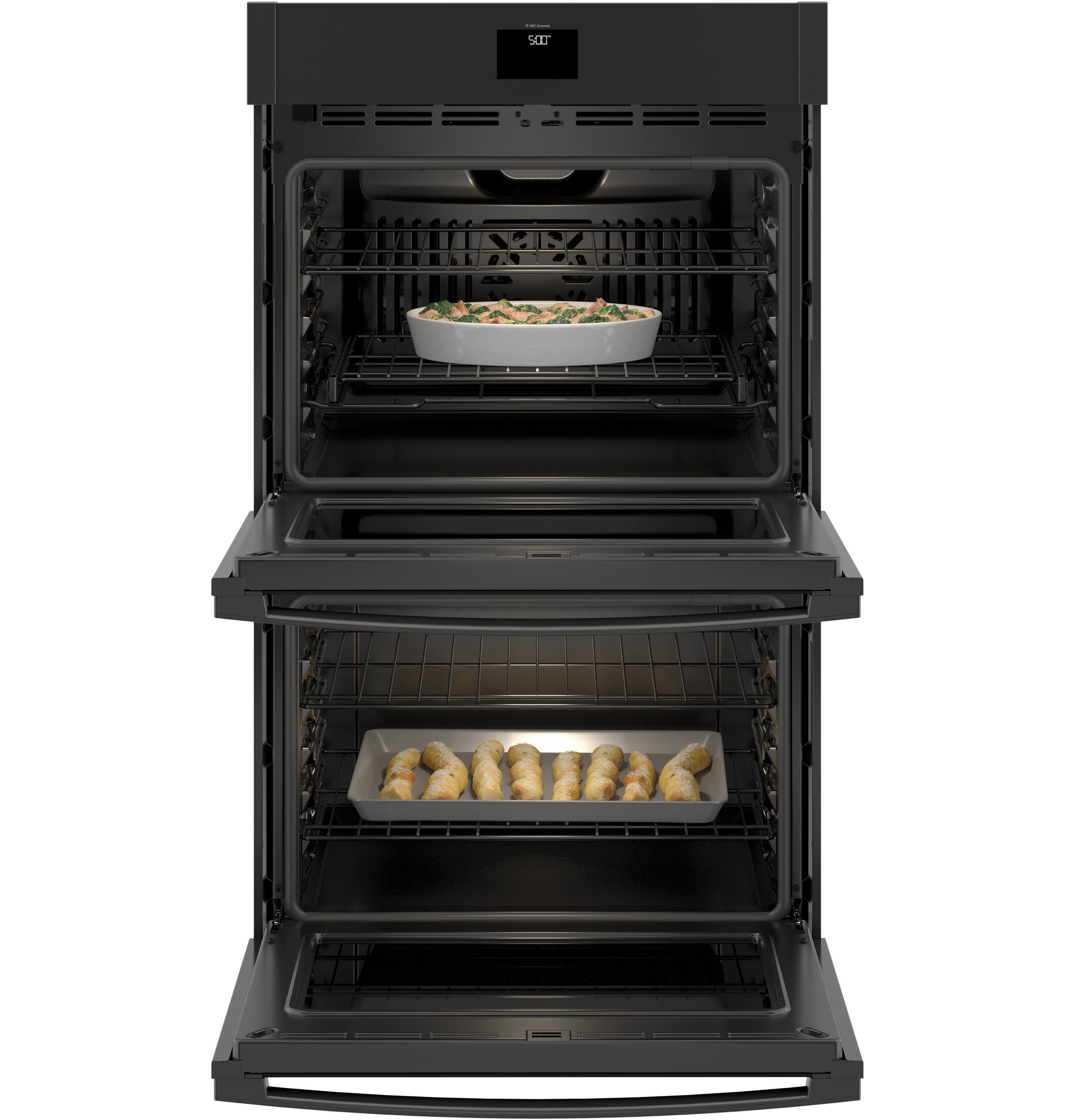 JTD5000DNBB GE 30 Inch Double Wall Smart Oven - 10.0 cu. ft. Black-3