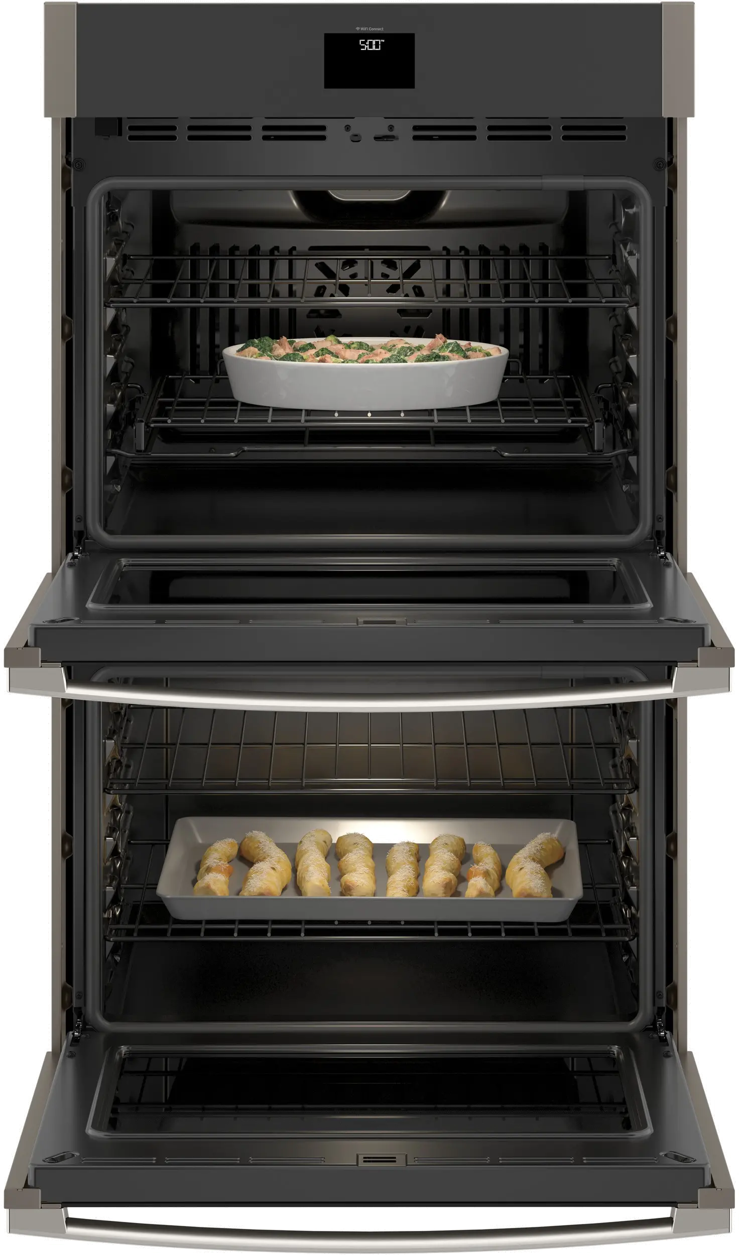 JTD5000ENES GE 30 Inch Double Wall Smart Oven - 10.0 cu. ft. Slate Stainless Steel-5