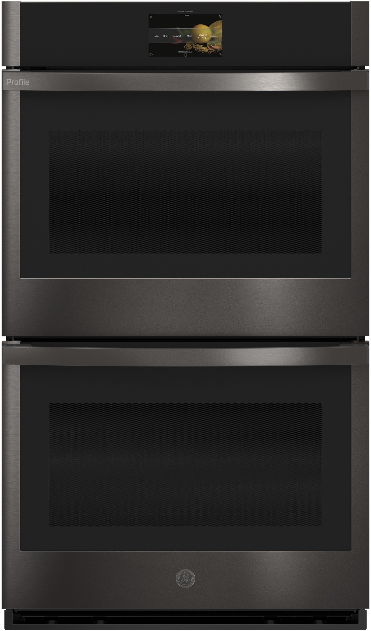 PTD7000BNTS GE Profile 30 Inch Smart Double Wall Oven - 10.0 cu. ft. Black Stainless Steel-1