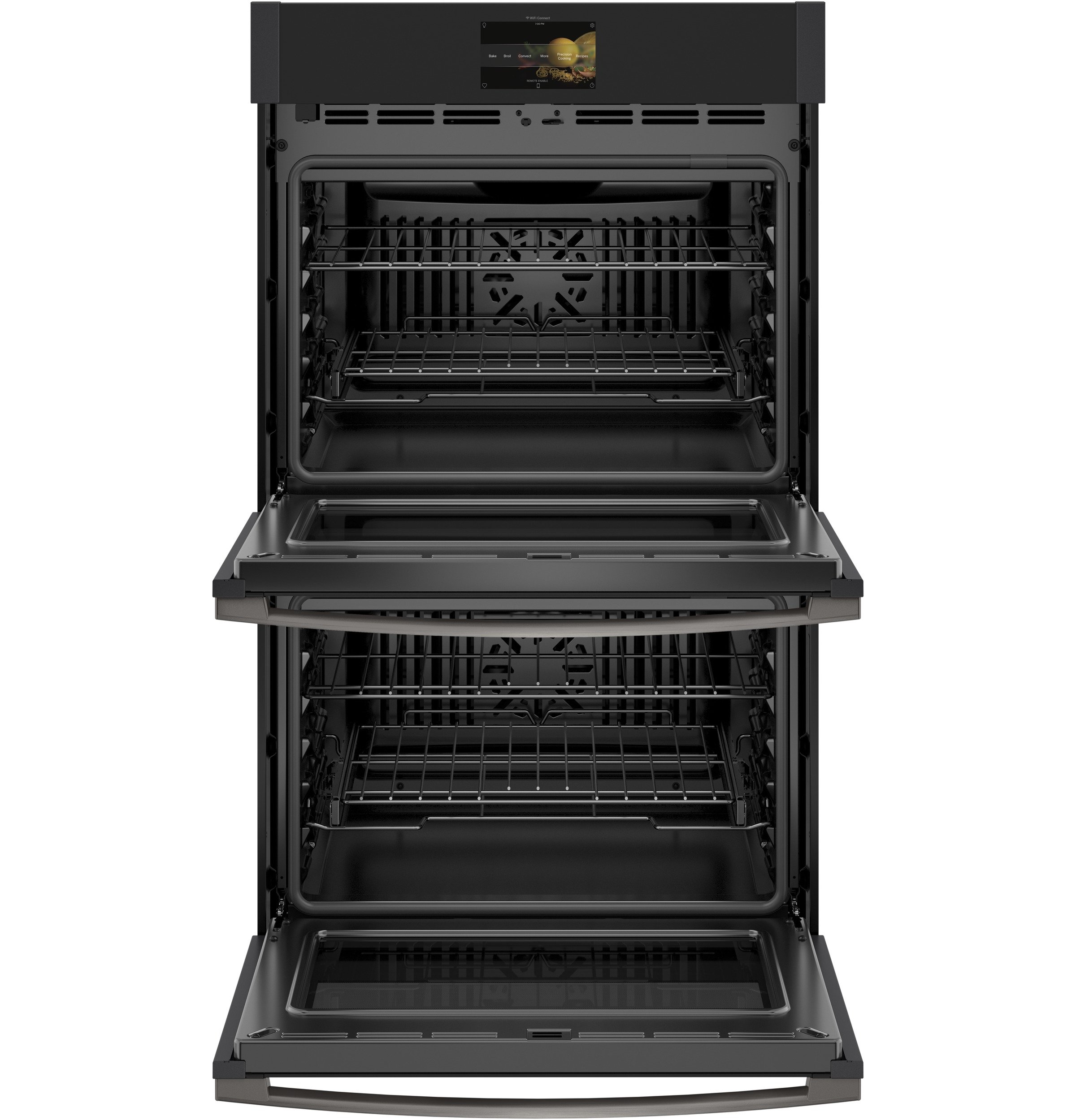 PTD7000FNDS GE Profile 30 Inch Smart Double Wall Oven - 10.0 cu. ft. Matte Black-2