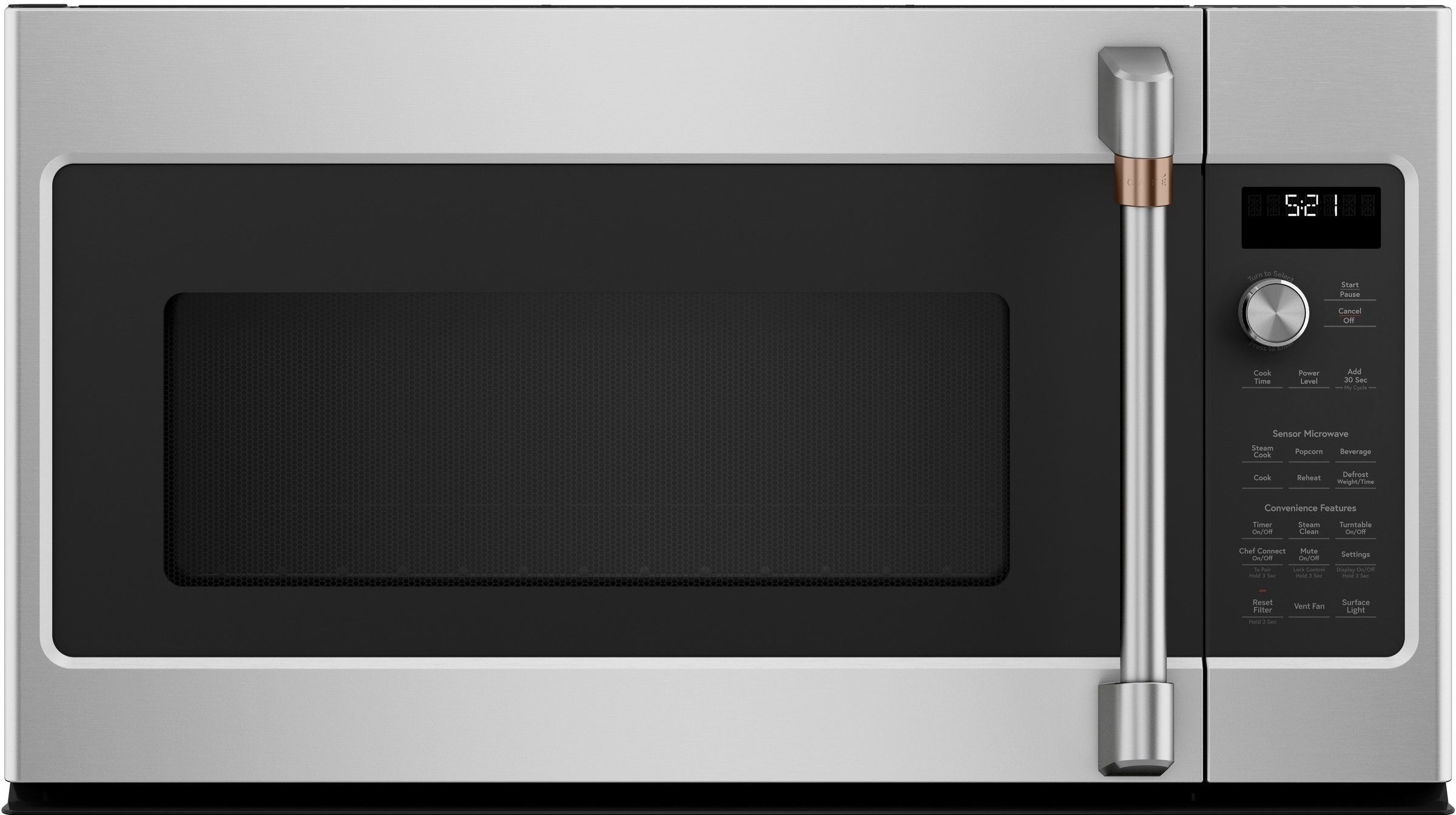 CVM521P2MS1 Cafe 30 Inch Over the Range Microwave - 2.1 cu. ft. Stainless Steel-1