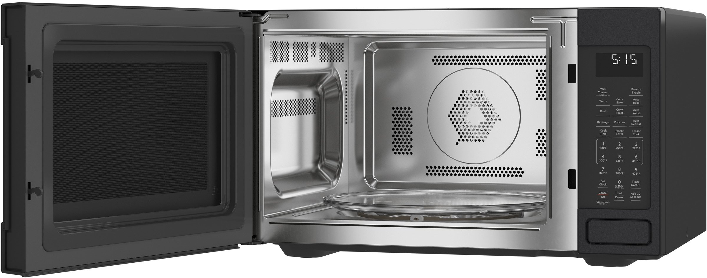 CEB515P3NDS Cafe Combination Smart Microwave and Convection Oven - 1.5 cu. ft. Black-2