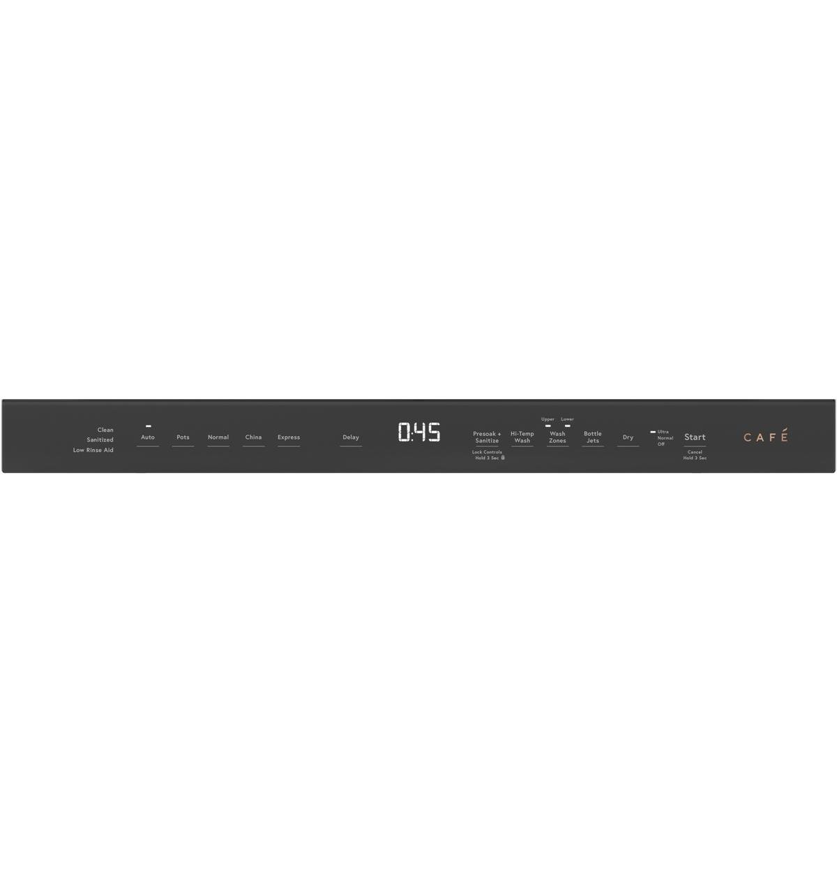 CDT845P3ND1 Cafe Dishwasher with Hidden Controls - Matte Black-2