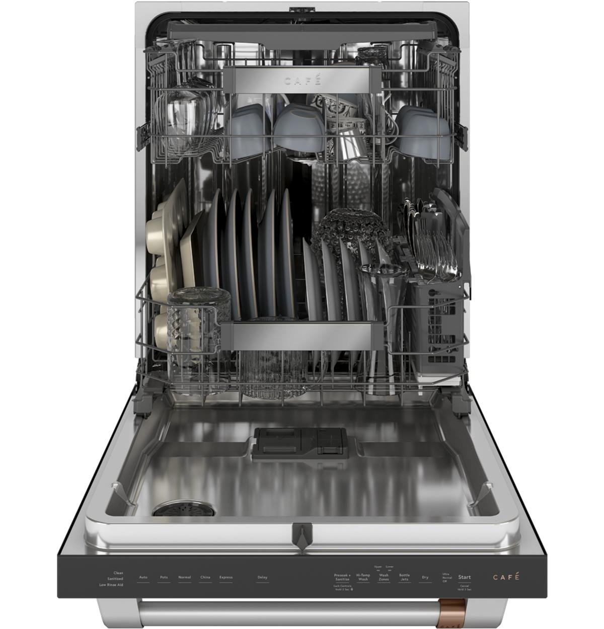 CDT845P3ND1 Cafe Dishwasher with Hidden Controls - Matte Black-4