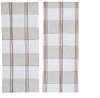Assorted Multi Color Cotton Plaid Woven Table Runner