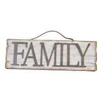 Distressed Wooden Family Word Wall Art-2
