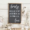 Black, White and Brown A Little Bit Family Wood Sign