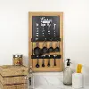 Wooden Black and White Kitchen Conversion Chart with Spoons